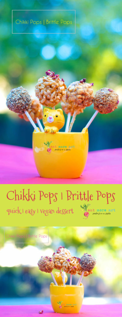 chikki pops | brittle pops